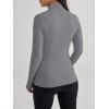 imageTrendy Queen Womens Lightweight Zip Up Jackets 2025 Athletic Hoodies Fall Gym Shirts Running Workout Clothes with PocketGrey