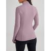 imageTrendy Queen Womens Lightweight Zip Up Jackets 2025 Athletic Hoodies Fall Gym Shirts Running Workout Clothes with PocketLightpurple