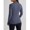 imageTrendy Queen Womens Lightweight Zip Up Jackets 2025 Athletic Hoodies Fall Gym Shirts Running Workout Clothes with PocketNavyblue