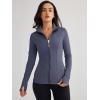 imageTrendy Queen Womens Lightweight Zip Up Jackets 2025 Athletic Hoodies Fall Gym Shirts Running Workout Clothes with PocketNavyblue