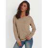 imageTrendy Queen Womens Long Sleeve Tops Casual Shirts V Neck Clothing Fall Fashion Clothes with PocketCoffee Grey