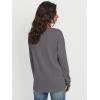 imageTrendy Queen Womens Long Sleeve Tops Casual Shirts V Neck Clothing Fall Fashion Clothes with PocketGrey