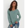 imageTrendy Queen Womens Long Sleeve Tops Casual Shirts V Neck Clothing Fall Fashion Clothes with PocketLight Green