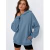 imageTrendy Queen Womens Oversized Hoodies Fleece Hooded Sweatshirts Casual Pullover Fall Winter Outfits Long Sleeve Tops 2025Blue