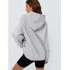 imageTrendy Queen Womens Oversized Hoodies Fleece Hooded Sweatshirts Casual Pullover Fall Winter Outfits Long Sleeve Tops 2025Grey