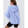 imageTrendy Queen Womens Oversized Hoodies Fleece Hooded Sweatshirts Casual Pullover Fall Winter Outfits Long Sleeve Tops 2025Lightblue