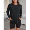 imageTrendy Queen Womens Oversized Long Sleeve T Shirts 2025 Basic Crewneck Tee Fall Tops Casual Workout Y2K ClothesBlack