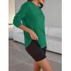 imageTrendy Queen Womens Oversized Long Sleeve T Shirts 2025 Basic Crewneck Tee Fall Tops Casual Workout Y2K ClothesGreen