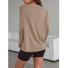 imageTrendy Queen Womens Oversized Long Sleeve T Shirts 2025 Basic Crewneck Tee Fall Tops Casual Workout Y2K ClothesKhaki