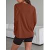 imageTrendy Queen Womens Oversized Long Sleeve T Shirts 2025 Basic Crewneck Tee Fall Tops Casual Workout Y2K ClothesMaple