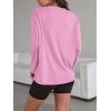 imageTrendy Queen Womens Oversized Long Sleeve T Shirts 2025 Basic Crewneck Tee Fall Tops Casual Workout Y2K ClothesPink
