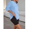 imageTrendy Queen Womens Oversized Long Sleeve T Shirts 2025 Basic Crewneck Tee Fall Tops Casual Workout Y2K ClothesSkyblue