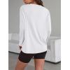 imageTrendy Queen Womens Oversized Long Sleeve T Shirts 2025 Basic Crewneck Tee Fall Tops Casual Workout Y2K ClothesWhite