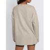 imageTrendy Queen Womens Oversized Sweatshirt Pullover Long Sleeve Shirts Casual Fall Fashion 2025 Winter ClothesBeige