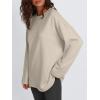imageTrendy Queen Womens Oversized Sweatshirt Pullover Long Sleeve Shirts Casual Fall Fashion 2025 Winter ClothesBeige