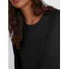 imageTrendy Queen Womens Oversized Sweatshirt Pullover Long Sleeve Shirts Casual Fall Fashion 2025 Winter ClothesBlack