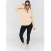 imageTrendy Queen Womens Oversized Sweatshirts Fall Fashion Hoodies Half Zip Pullover Long Sleeve Shirts Clothes OutfitsApricot