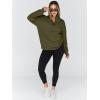 imageTrendy Queen Womens Oversized Sweatshirts Fall Fashion Hoodies Half Zip Pullover Long Sleeve Shirts Clothes OutfitsArmygreen