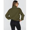 imageTrendy Queen Womens Oversized Sweatshirts Fall Fashion Hoodies Half Zip Pullover Long Sleeve Shirts Clothes OutfitsArmygreen
