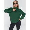 imageTrendy Queen Womens Oversized Sweatshirts Fall Fashion Hoodies Half Zip Pullover Long Sleeve Shirts Clothes OutfitsDarkgreen