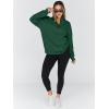 imageTrendy Queen Womens Oversized Sweatshirts Fall Fashion Hoodies Half Zip Pullover Long Sleeve Shirts Clothes OutfitsDarkgreen