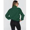 imageTrendy Queen Womens Oversized Sweatshirts Fall Fashion Hoodies Half Zip Pullover Long Sleeve Shirts Clothes OutfitsDarkgreen