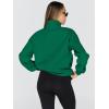 imageTrendy Queen Womens Oversized Sweatshirts Fall Fashion Hoodies Half Zip Pullover Long Sleeve Shirts Clothes OutfitsGrass