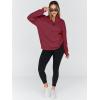 imageTrendy Queen Womens Oversized Sweatshirts Fall Fashion Hoodies Half Zip Pullover Long Sleeve Shirts Clothes OutfitsWinered