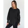 imageTrendy Queen Womens Oversized Sweatshirts Hoodies Crewneck Shirts Fall Outfits Teen Girls Y2k Winter ClothesBlack