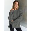 imageTrendy Queen Womens Oversized Sweatshirts Hoodies Crewneck Shirts Fall Outfits Teen Girls Y2k Winter ClothesDarkgrey