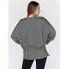 imageTrendy Queen Womens Oversized Sweatshirts Hoodies Crewneck Shirts Fall Outfits Teen Girls Y2k Winter ClothesDarkgrey