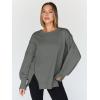 imageTrendy Queen Womens Oversized Sweatshirts Hoodies Crewneck Shirts Fall Outfits Teen Girls Y2k Winter ClothesDarkgrey