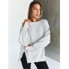 imageTrendy Queen Womens Oversized Sweatshirts Hoodies Crewneck Shirts Fall Outfits Teen Girls Y2k Winter ClothesGrey