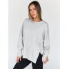imageTrendy Queen Womens Oversized Sweatshirts Hoodies Crewneck Shirts Fall Outfits Teen Girls Y2k Winter ClothesGrey
