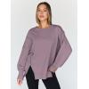 imageTrendy Queen Womens Oversized Sweatshirts Hoodies Crewneck Shirts Fall Outfits Teen Girls Y2k Winter ClothesNutmeg