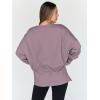 imageTrendy Queen Womens Oversized Sweatshirts Hoodies Crewneck Shirts Fall Outfits Teen Girls Y2k Winter ClothesNutmeg