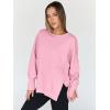 imageTrendy Queen Womens Oversized Sweatshirts Hoodies Crewneck Shirts Fall Outfits Teen Girls Y2k Winter ClothesPink