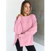 imageTrendy Queen Womens Oversized Sweatshirts Hoodies Crewneck Shirts Fall Outfits Teen Girls Y2k Winter ClothesPink