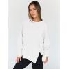 imageTrendy Queen Womens Oversized Sweatshirts Hoodies Crewneck Shirts Fall Outfits Teen Girls Y2k Winter ClothesWhite