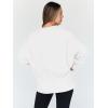 imageTrendy Queen Womens Oversized Sweatshirts Hoodies Crewneck Shirts Fall Outfits Teen Girls Y2k Winter ClothesWhite