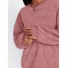 imageTrendy Queen Womens Oversized Sweatshirts Hoodies Long Sleeve Pullover Sweaters Fall Fashion Outfits Clothes 2024Pink