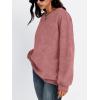 imageTrendy Queen Womens Oversized Sweatshirts Hoodies Long Sleeve Pullover Sweaters Fall Fashion Outfits Clothes 2024Pink