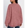 imageTrendy Queen Womens Oversized Sweatshirts Hoodies Long Sleeve Pullover Sweaters Fall Fashion Outfits Clothes 2024Pink