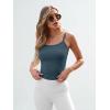 imageTrendy Queen Womens Spaghetti Strap Tank Tops Adjustable Cute Camisole Going Out Crop Tops Summer ClothesHazeblue