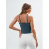 imageTrendy Queen Womens Spaghetti Strap Tank Tops Adjustable Cute Camisole Going Out Crop Tops Summer ClothesHazeblue