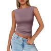 imageTrendy Queen Women Going Out Summer Tank Tops Spring Casual Basic Cute 2025 Sleeveless Shirt Vacation Fashion Outfit ClothesNutmeg