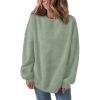 imageTrendy Queen Womens Oversized Sweatshirts Hoodies Long Sleeve Pullover Sweaters Fall Fashion Outfits Clothes 2024Green
