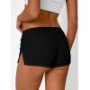 imageTrendy Queen Booty Shorts For Women Pajama Micro Sexy Sleepwear Cute Sleep Mini Bottoms 2025 Summer Lounge Beach ClothesBlack