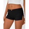 imageTrendy Queen Booty Shorts For Women Pajama Micro Sexy Sleepwear Cute Sleep Mini Bottoms 2025 Summer Lounge Beach ClothesBlack