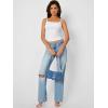 imageTrendy Queen Camisole Tops for Women 2025 Summer Crop Tank Top Square Neck Adjustable Spaghetti Strap Sleeveless ShirtsWhite